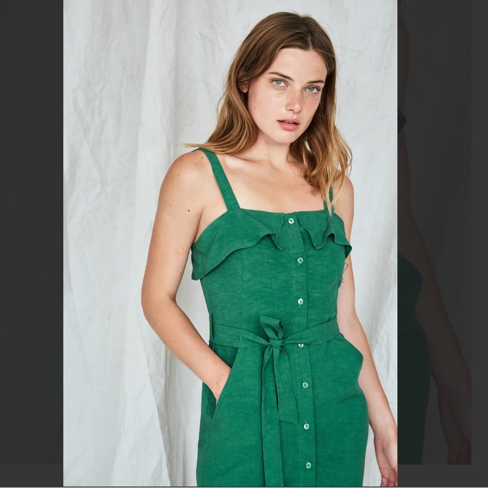 Olympia Dress in Ivy